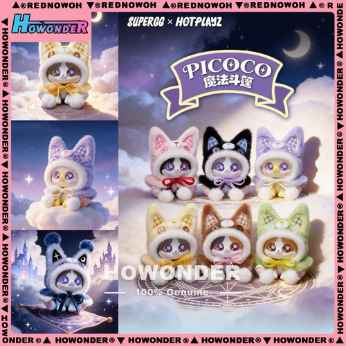 PICOCO魔法斗篷猫毛绒挂件盲盒