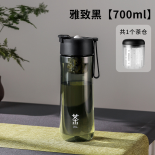 泡茶杯子定制图案广告logo 耐高温塑料水杯tritan材质运动水壶夏季