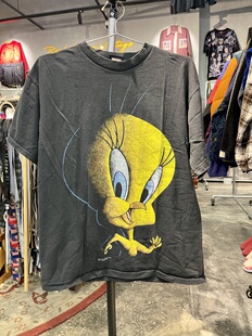 T恤 水洗做旧纯棉卡通小翠短袖 全新New Vintage风格