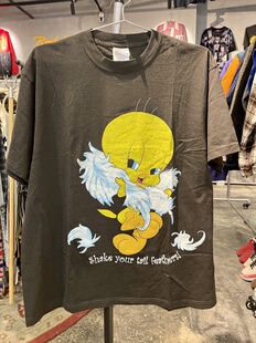 T恤 水洗做旧纯棉卡通小翠短袖 全新New Vintage风格