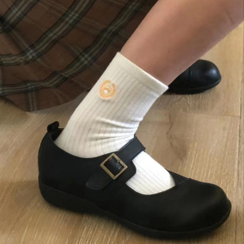 日系森女勃肯鞋玛丽珍软底单鞋