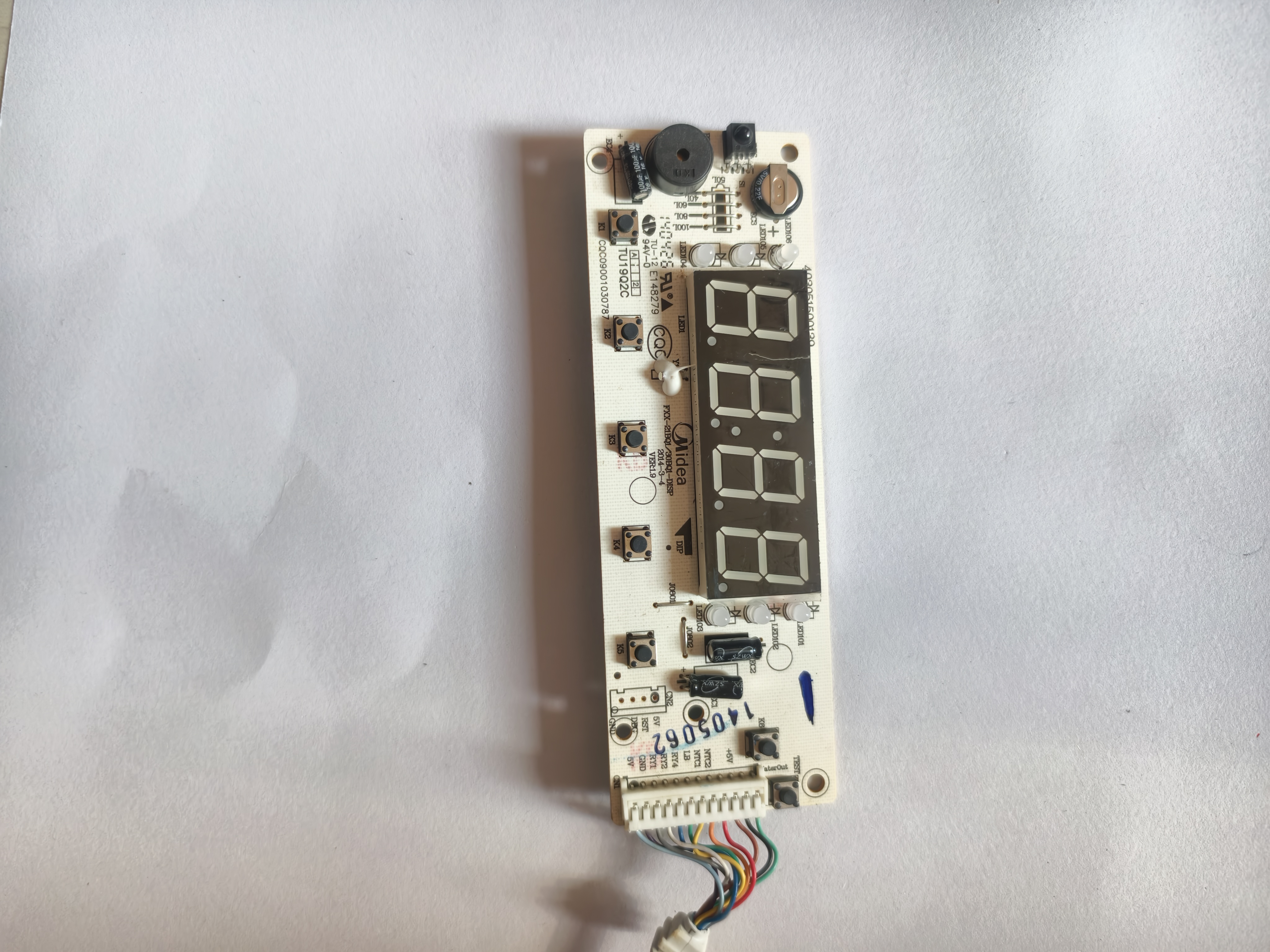 适用美的电热水器显示板F50/60/80-21BQ1(HEY)  30BQ2/F60-30BQ1