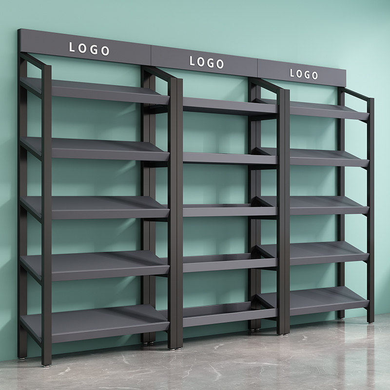 货架展示柜烟酒陈列零食置物产品超市便利店水果宠物样品鞋店多层