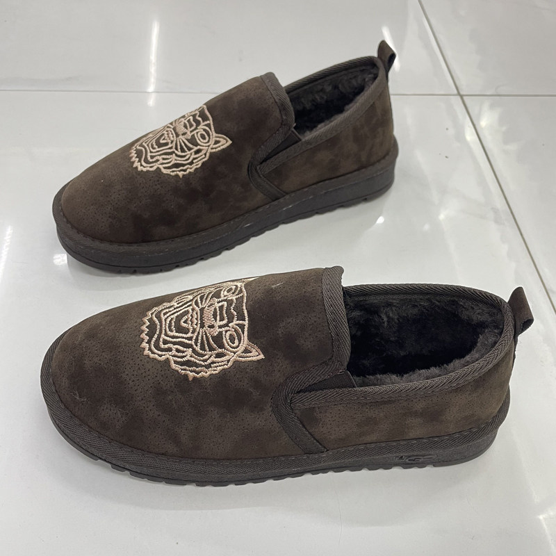 冬季加绒雪地靴男保暖防滑一脚蹬休闲刺绣棉靴韩版时尚加厚男棉鞋,流行男鞋,乐福鞋（豆豆鞋）,淘宝优惠券,粉丝福利购,淘宝优惠卷