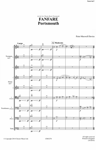 铜管重奏PeterMaxwellDavies