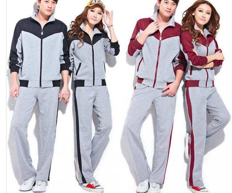 2024客衣都加肥加大码男女装春秋纯棉运休闲男女运动情侣装CA010