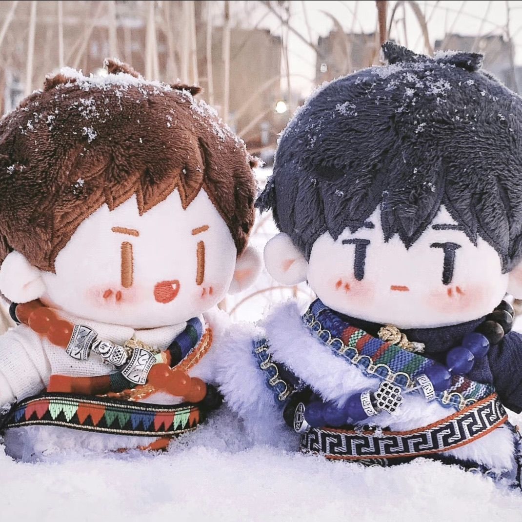 盗墓笔记系列周边藏九归一系列瓶邪属性15cm张起灵吴邪棉花娃娃