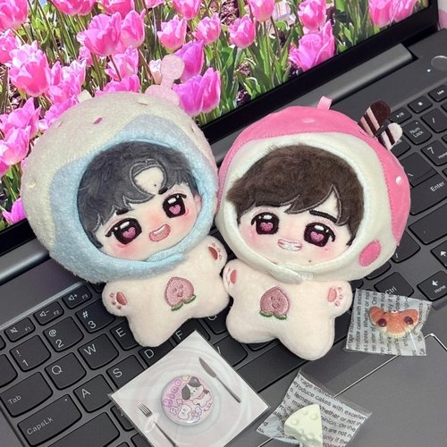 宋亚轩刘耀文10cm棉花娃娃高颜值帅气可爱公仔周边朋友Q版挂件