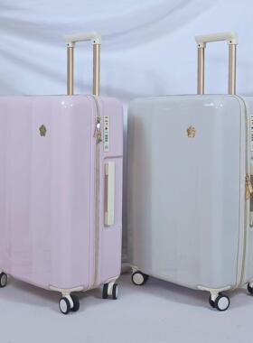 出口日本AIRWAY超轻拉杆箱20寸女行李箱24寸旅行箱密码箱结实耐用
