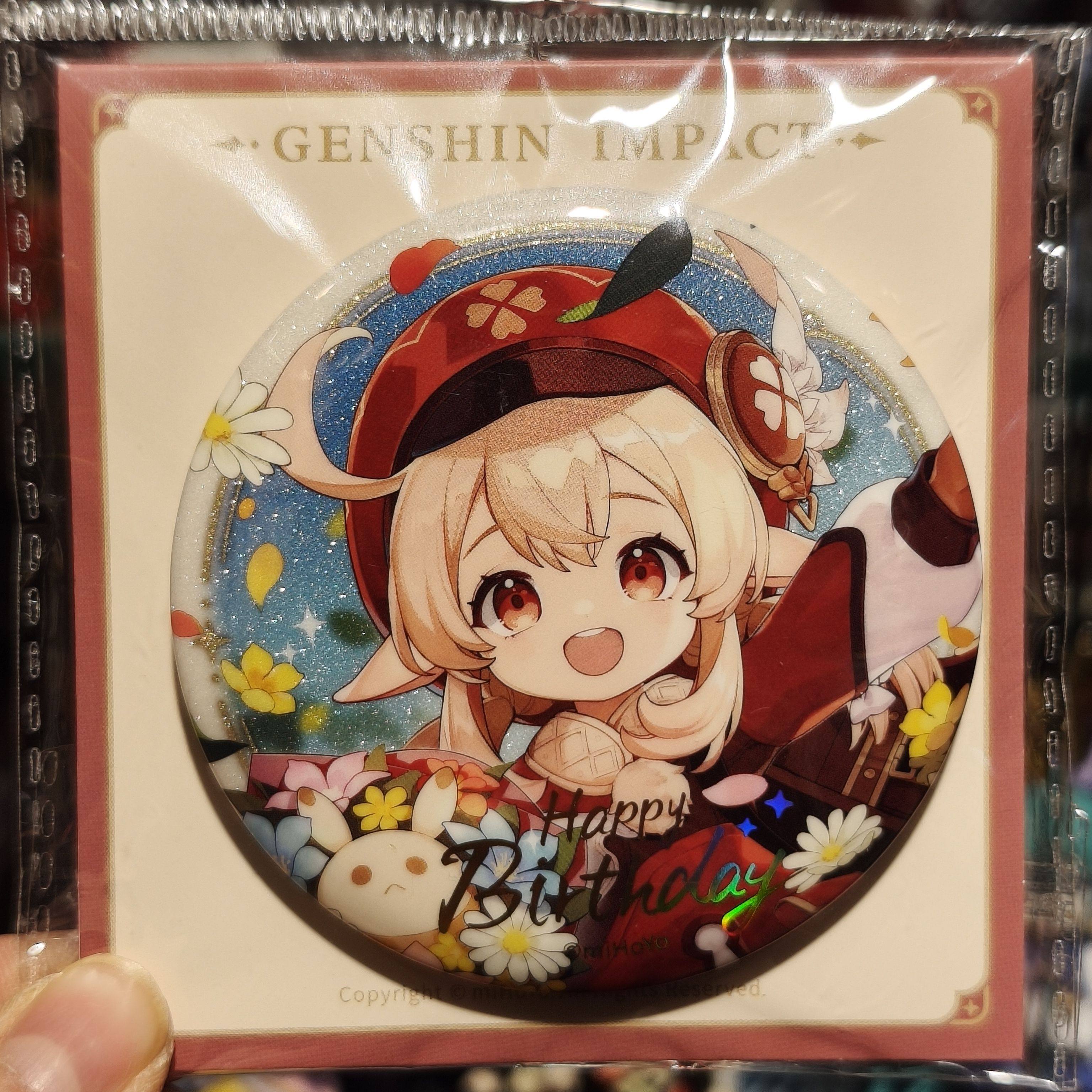 官方正版米哈游原神周边命定之日系列可莉2022年徽章吧唧官谷