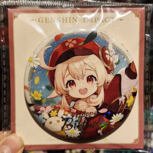 官方正版米哈游原神周边命定之日系列可莉2022年徽章吧唧官谷