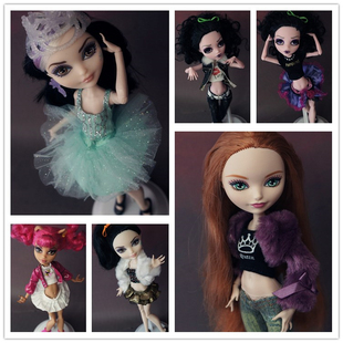 怪物高中娃娃衣服 怪高休闲服装 monster high 怪高衣服 第二波