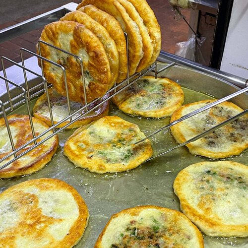 正宗葱油饼制作技术大全 特色葱花饼商用配方教程 早餐夜市摆摊课