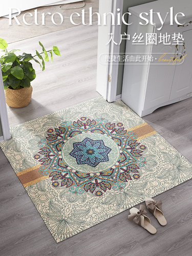 欧式进门地垫家用入户大门口地毯可裁剪门口踩脚垫pvc换鞋垫出门