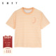 新品 古木夕羊时尚 圆领条纹T恤女秋季 简约宽松上衣GS450091007