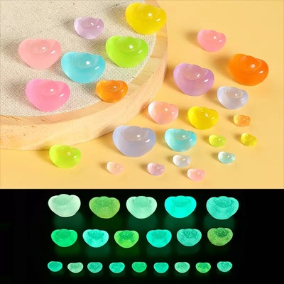 仿真夜光彩色元宝立体树脂摆件手工diy聚宝盆车载中控装饰小摆件