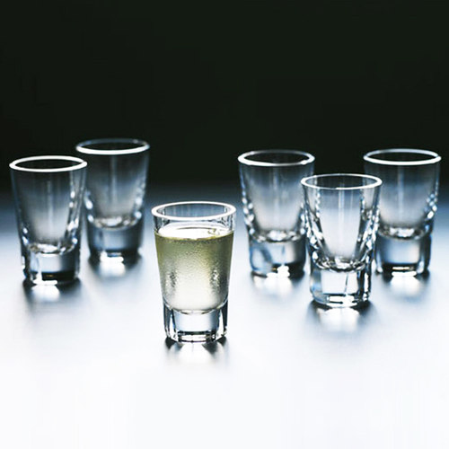 丹麦rosendahl小白酒杯一口杯6件