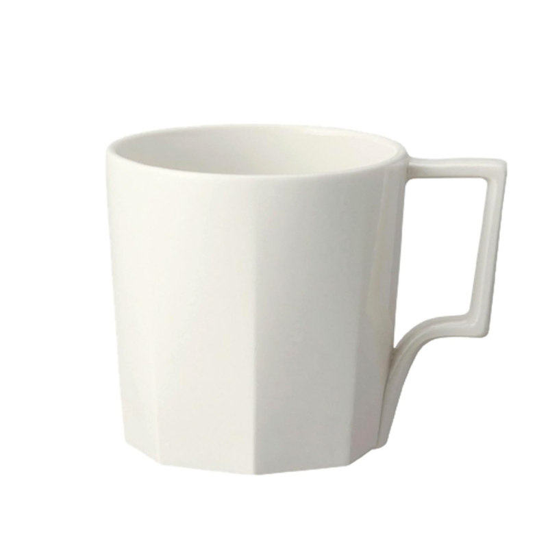 日本进口kinto创意八角陶瓷马克杯简约咖啡杯茶杯水杯牛奶杯300ml
