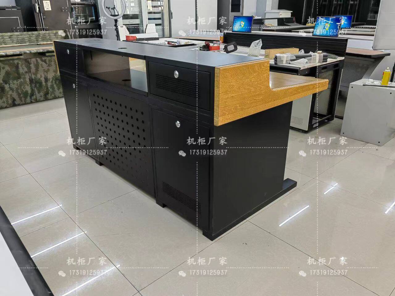 专业定制录音棚家具音频控制桌录音棚机柜录音棚机架工作台工作桌