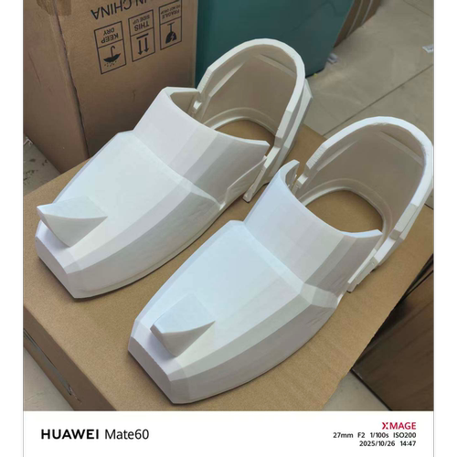 铠甲勇士帝皇铠甲鞋子 3D 打印白模 PLA 环保无毒 cos 穿戴配件