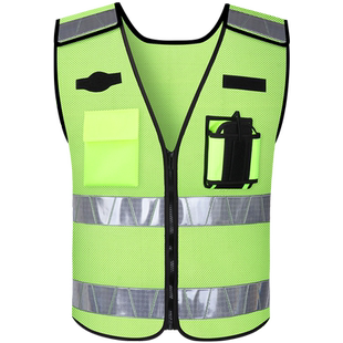 保安道路反光安全帽马甲背心工作服安全监查交通骑行可热熔印字