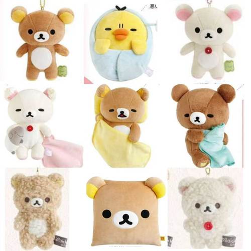 12月日本sanx轻松熊毛绒玩偶挂件