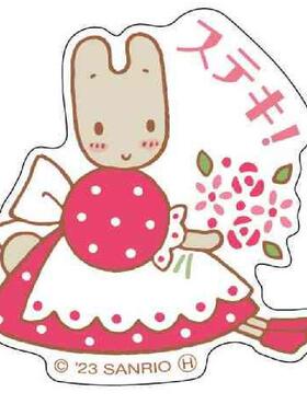 （38元包邮）日本限定三丽鸥Sanrio手机装饰贴纸pvc防水贴画Diy