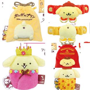 定金预售 26年6月日本三丽鸥 布丁狗30周年纪念毛绒玩偶挂件收纳