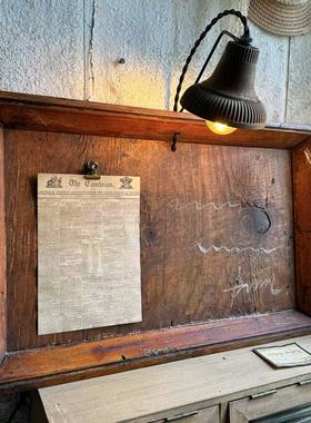 中古风vintage装饰灯店招 美式复古做旧墙面装饰灯 中古桌面灯