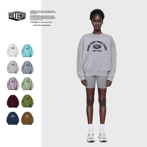 品牌特惠FILTERED宽松休闲卫衣