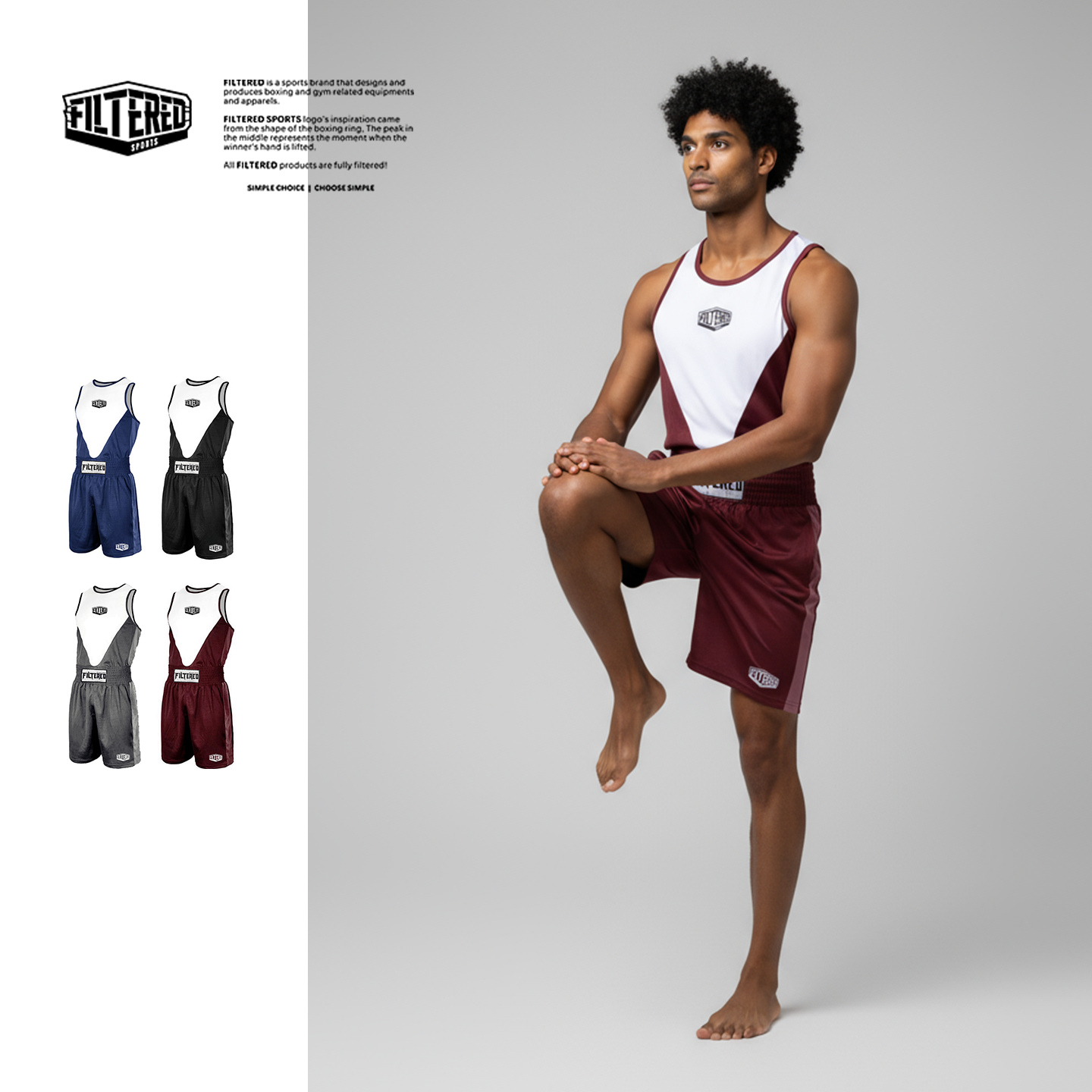 FILTERED拳击套装夏季款散打搏击格斗男女专业训练透气背心短裤,运动/瑜伽/健身/球迷用品,拳击服,淘宝优惠券,粉丝福利购,淘宝优惠卷