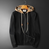 F6077-27060-P1502025新款秋冬男士连帽开衫大码卫衣，男装卫衣，钱塘6077