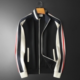 F6077-27019-P1502025新款秋冬男士立领开衫大码卫衣，男装卫衣，钱塘6077