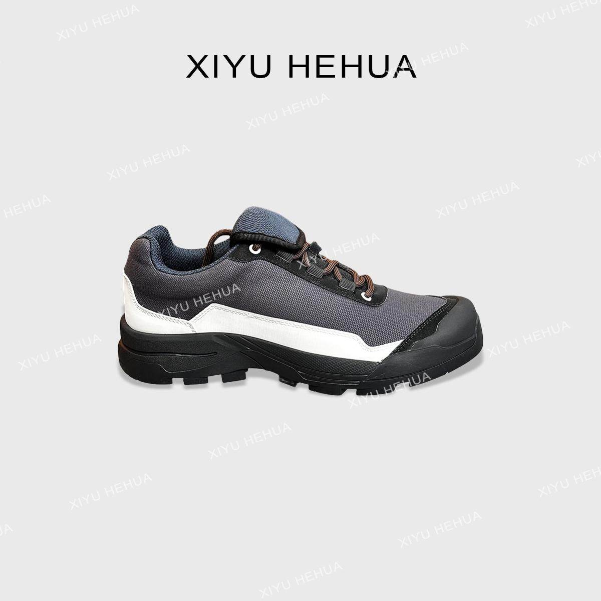 户外耐磨牛筋布登山鞋复古图片