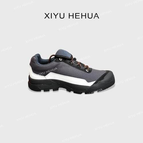 户外耐磨牛筋布登山鞋复古