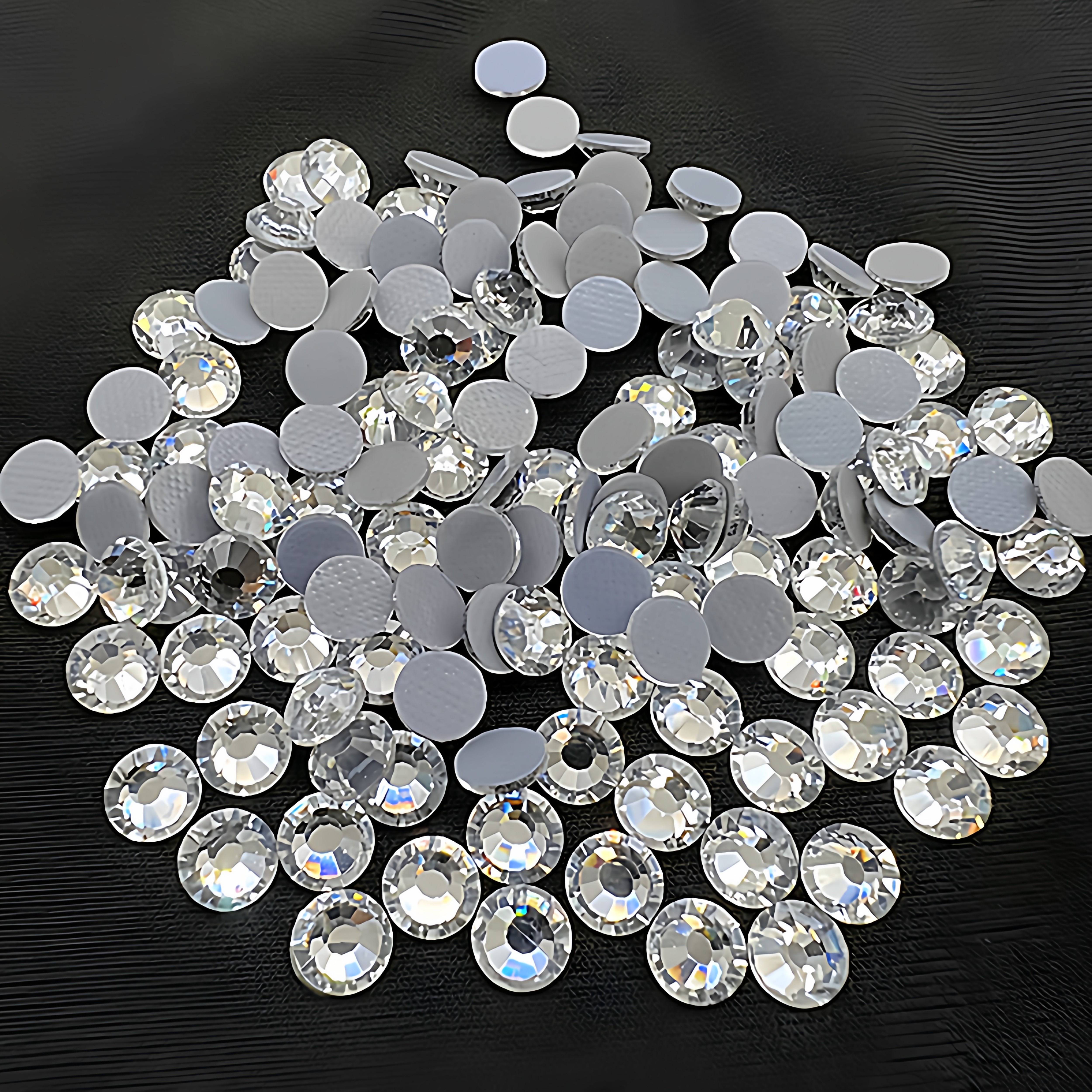 奥钻白色烫钻DIY服装辅料平底钻婚纱幻彩ab钻手工鞋花装饰粘贴钻