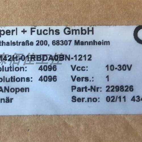 全新德国P+F倍加福编码器CVM42H-01RBDA0BN-1212原装议价