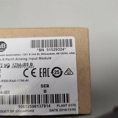 1794-IE8       ab模块   1794-IE8   全新现货