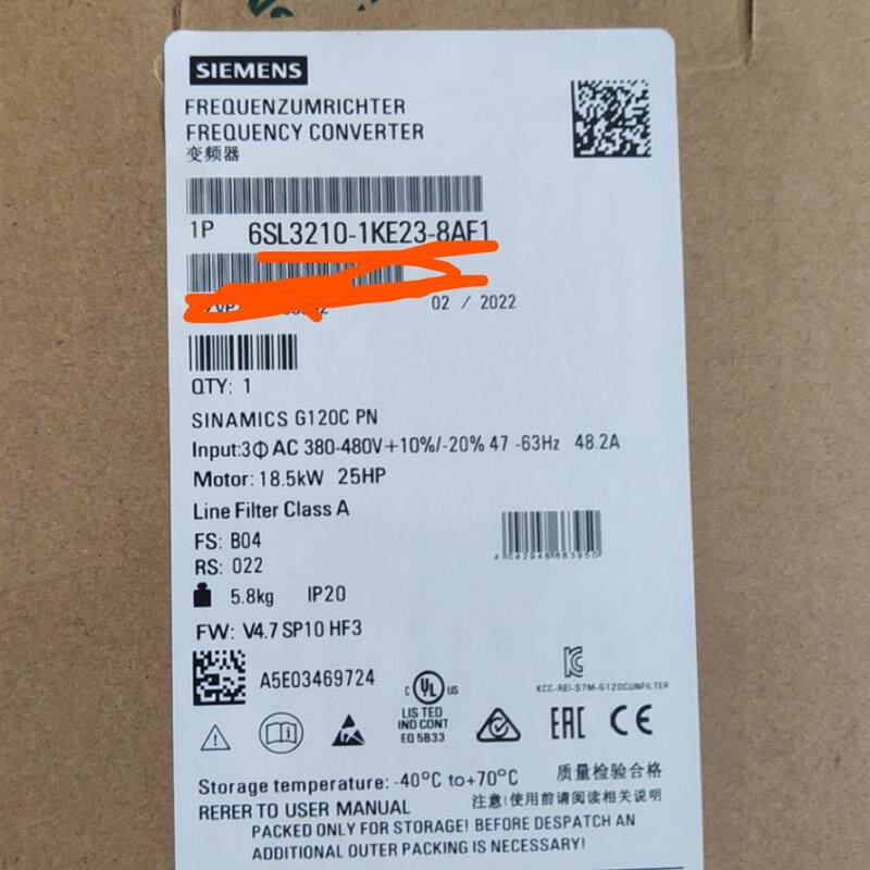 德国变频器6SL3210-1KE23-2AF1全新现货 价格美丽