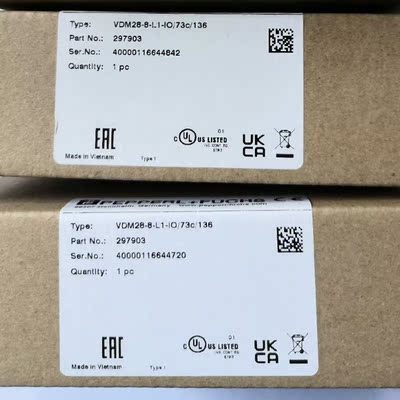 全新原装P+F测距感测器 VDM28-8-L1-IO/73C/136  297903