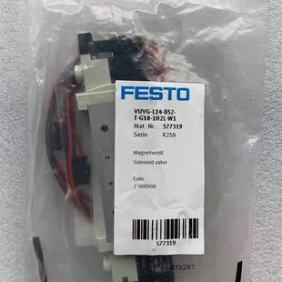 正品 /FESTO电磁阀 VUVG-L14-B52-T-G18-1H2L-W1 577319