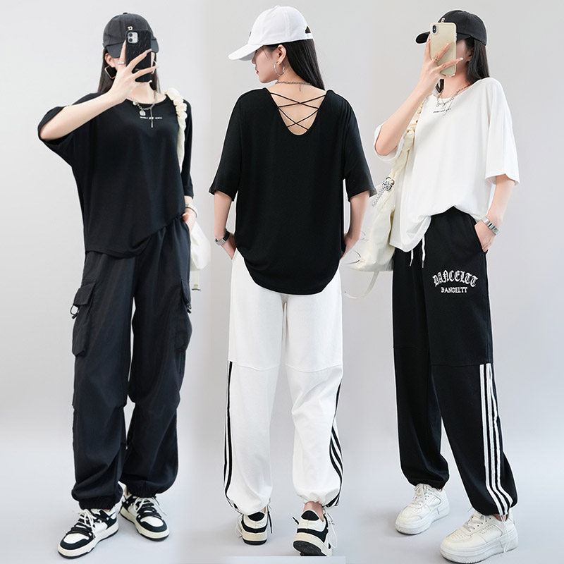 jazz爵士舞穿搭运动练功服kpop街舞蹈服hiphop跳广场鬼步舞演出服