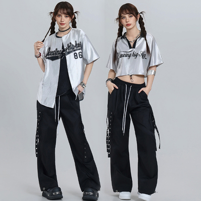 Kpop女团爵士舞啦啦操舞台演出服