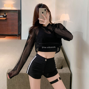 主播性感酒吧辣妹领舞服跳舞衣服 DS演出服装 JAZZ女装 爵士舞蹈套装