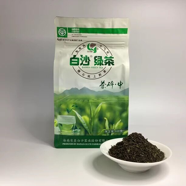 白沙绿茶春茶中碎400g 陨石坑上的茶碎茶叶海南特产