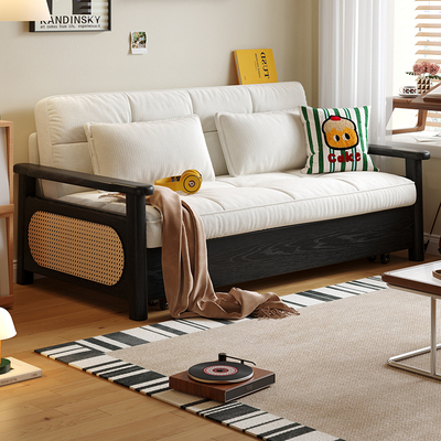 木宫匠家具青芒沙发床