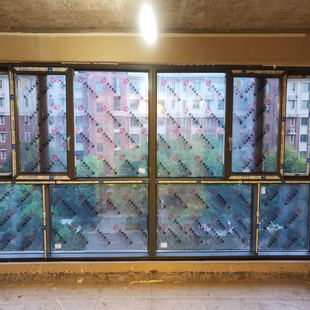 新品90侧压平移窗断桥铝系统窗不占地方不碰头密封好新款推拉平移