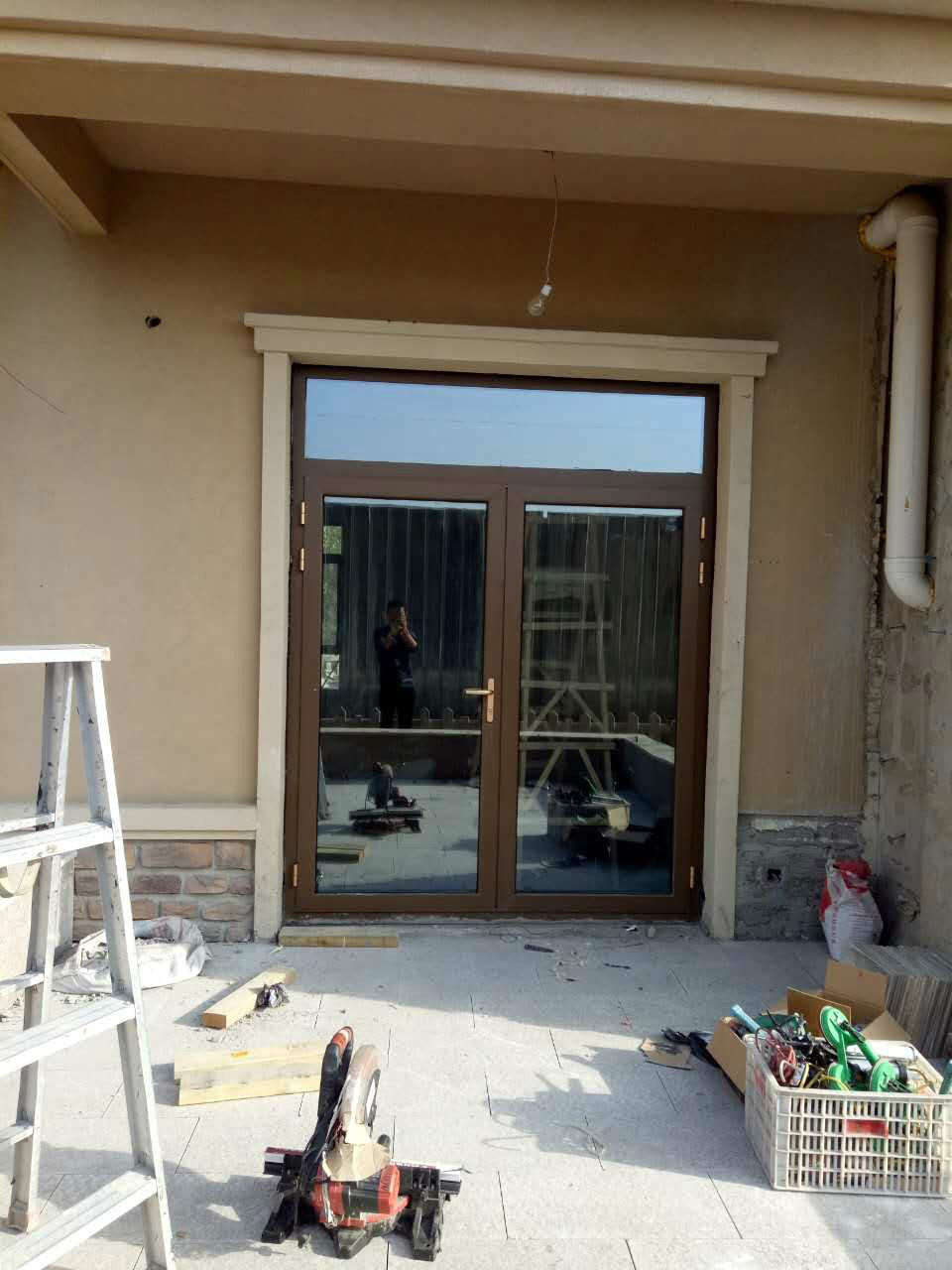 爆款凤铝断桥铝平开门隔热隔音保温节能断桥铝门铝合金阳台玻璃门