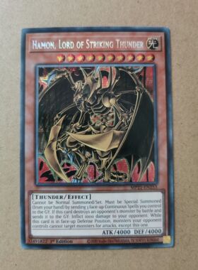 【假面卡牌】游戏王 SER银碎 降雷皇 哈蒙 MP21欧版一刷 美英