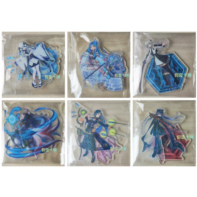 【假面】游戏王 圣诞礼盒SSB1 闪刀零衣露世/魔女术/魔妖雪女立牌